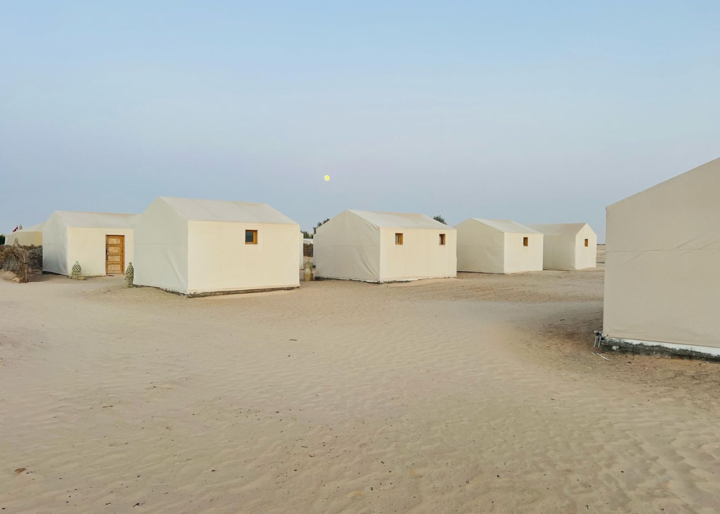 Comfortable tent at Sabria Desert Camp – Dunes Insolites